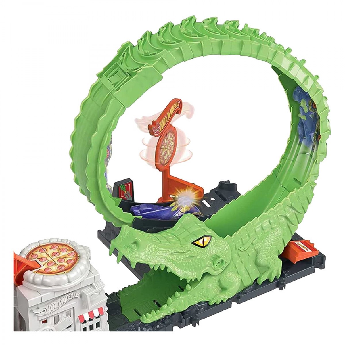 MATTEL HOT WHEELS CITY ΜΕ ΘΗΡΙΑ GATOR LOOP ATTACK HDR29/HKX39 MATTEL HOT WHEELS CITY ΜΕ ΘΗΡΙΑ GATOR LOOP ATTACK HDR29/HKX39