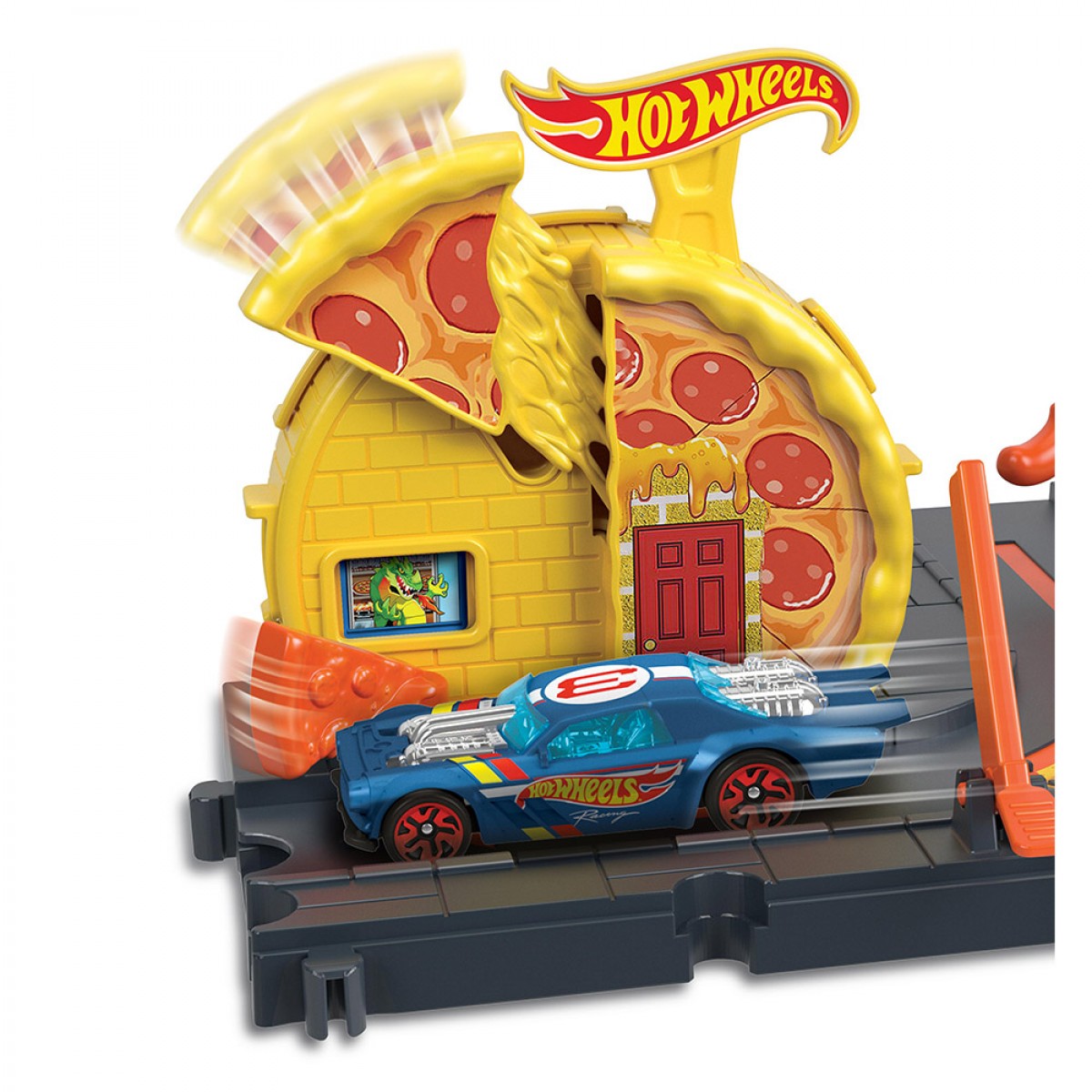 MATTEL HOT WHEELS CITY MINI SPEEDY PIZZA PICK-UP HMD53/HKX44