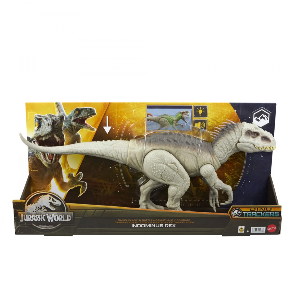 MATTEL JURASSIC WORLD FEAT INDOMINUS REX CAMOUFLAGE`N BATTLE HNT63 MATTEL JURASSIC WORLD FEAT INDOMINUS REX CAMOUFLAGE`N BATTLE HNT63