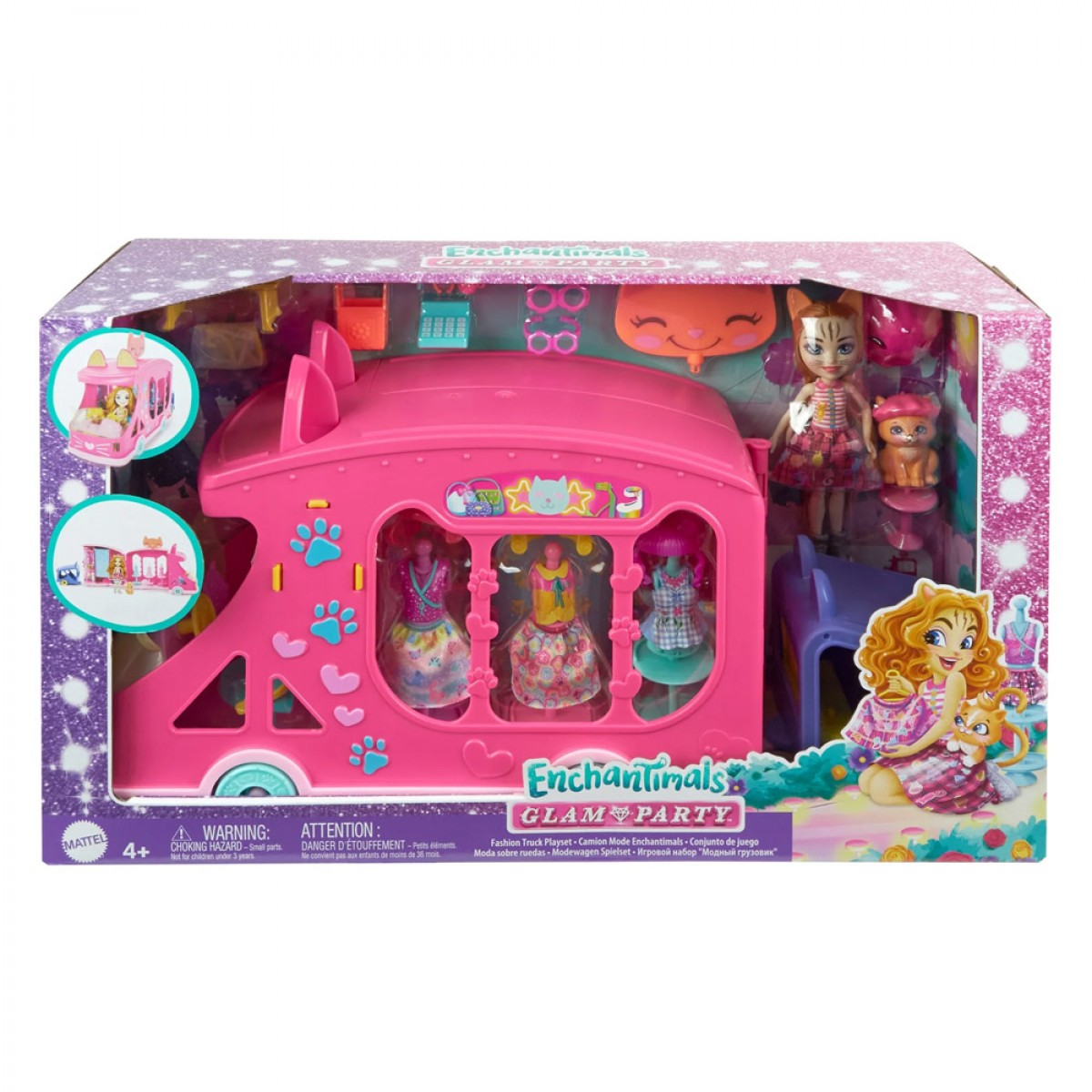 MATTEL ENCHANTIMALS GLAM PARTY - ΦΟΡΤΗΓΑΚΙ ΜΟΔΑΣ HPB34