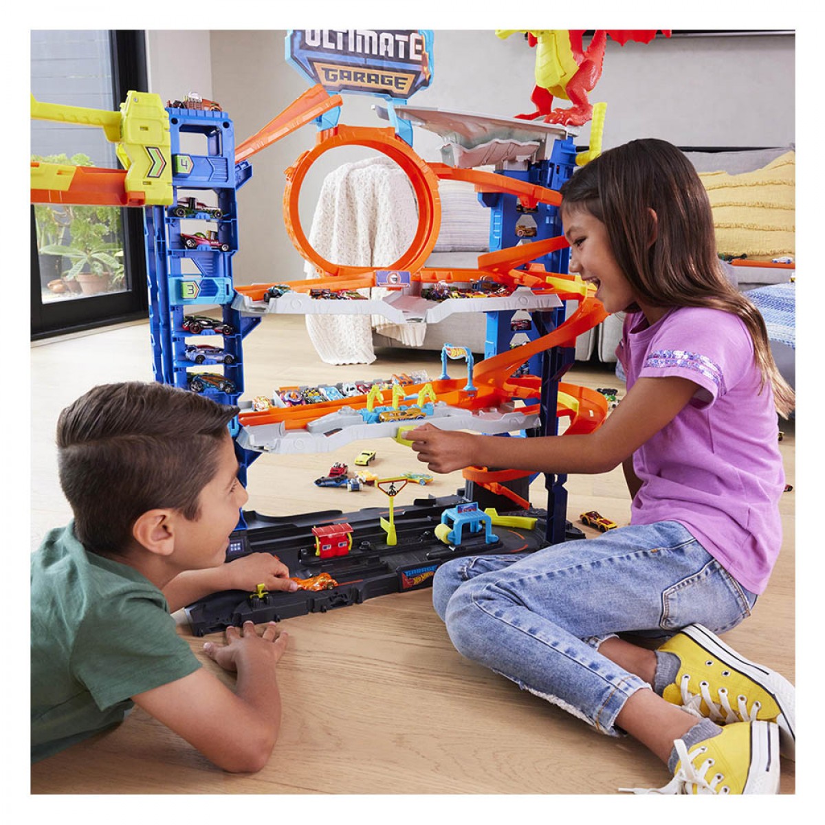 MATTEL HOT WHEELS ΑΠΟΛΥΤΟ ΓΚΑΡΑΖ ΜΕ ΔΡΑΚΟ HKX48 MATTEL HOT WHEELS ΑΠΟΛΥΤΟ ΓΚΑΡΑΖ ΜΕ ΔΡΑΚΟ HKX48