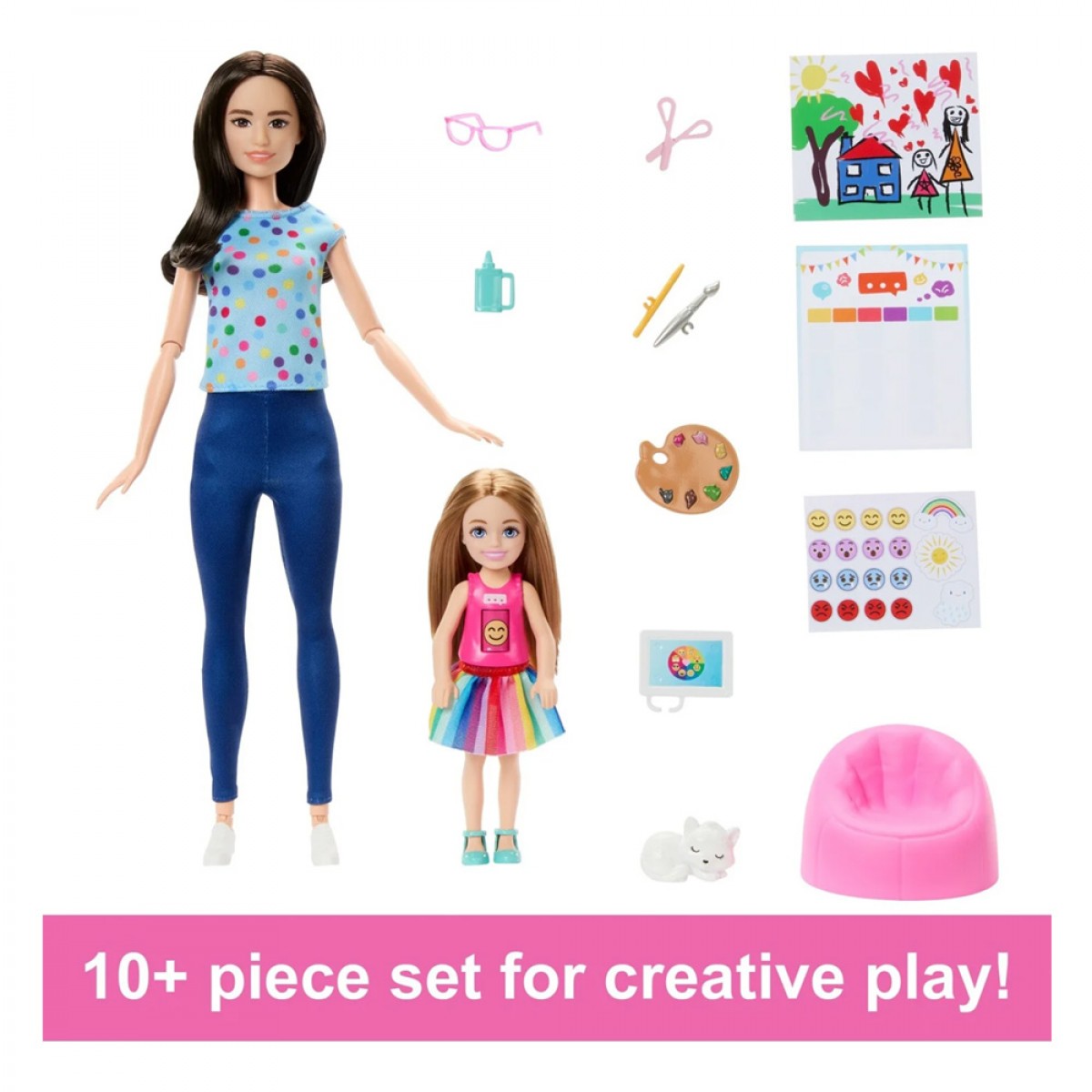 MATTEL BARBIE & CHELSEA ΔΑΣΚΑΛΑ ΚΑΛΛΙΤΕΧΝΙΚΩΝ HRG48 MATTEL BARBIE & CHELSEA ΔΑΣΚΑΛΑ ΚΑΛΛΙΤΕΧΝΙΚΩΝ HRG48