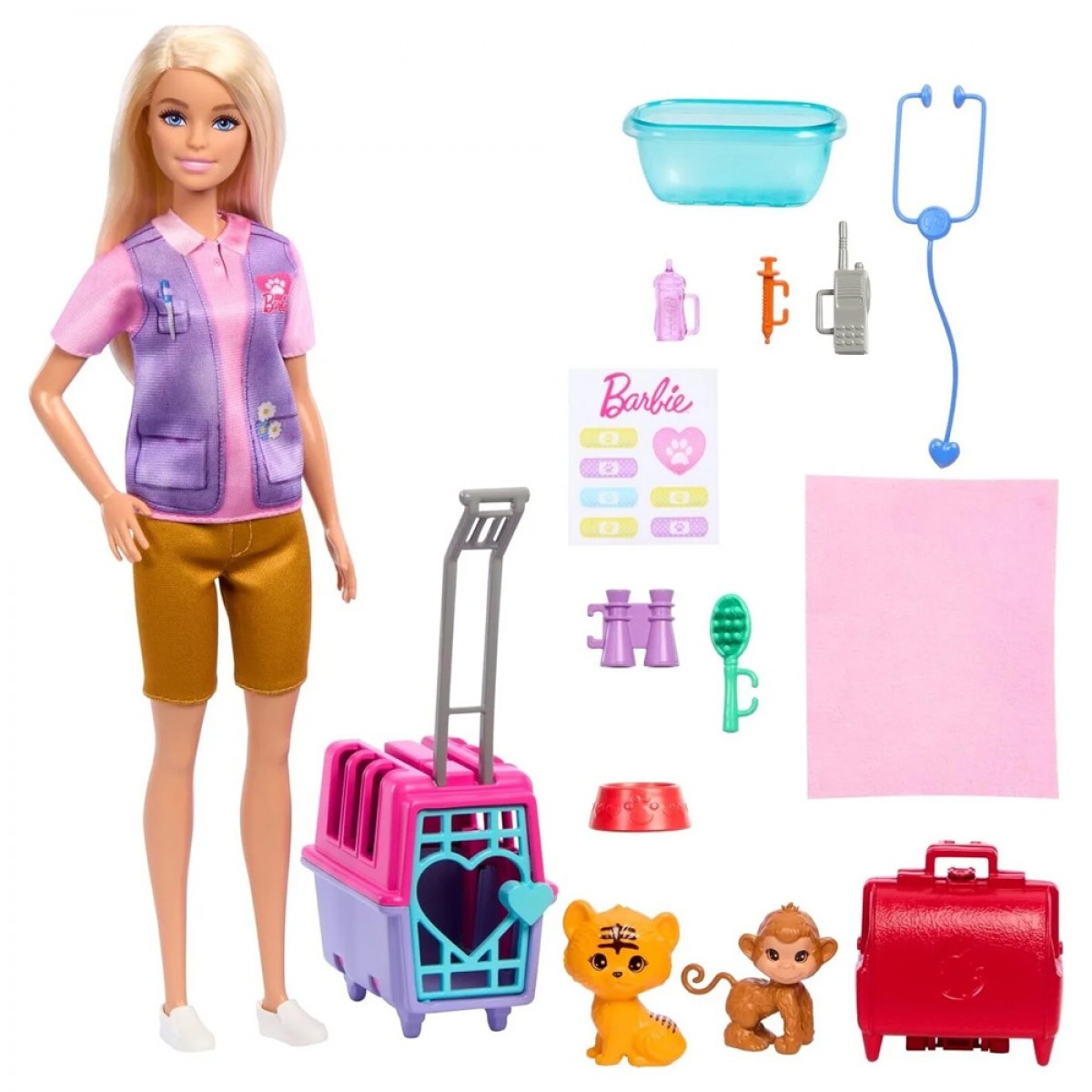 MATTEL BARBIE ΔΙΑΣΩΣΡΙΑ ΑΓΡΙΩΝ ΖΩΩΝ HRG50 MATTEL BARBIE ΔΙΑΣΩΣΡΙΑ ΑΓΡΙΩΝ ΖΩΩΝ HRG50