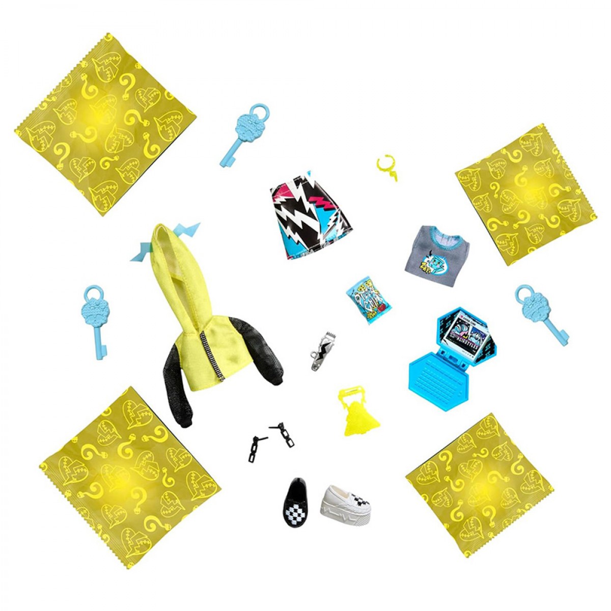MATTEL MONSTER HIGH NEON FRIGHTS - FRANKIE HNF79 MATTEL MONSTER HIGH NEON FRIGHTS - FRANKIE HNF79
