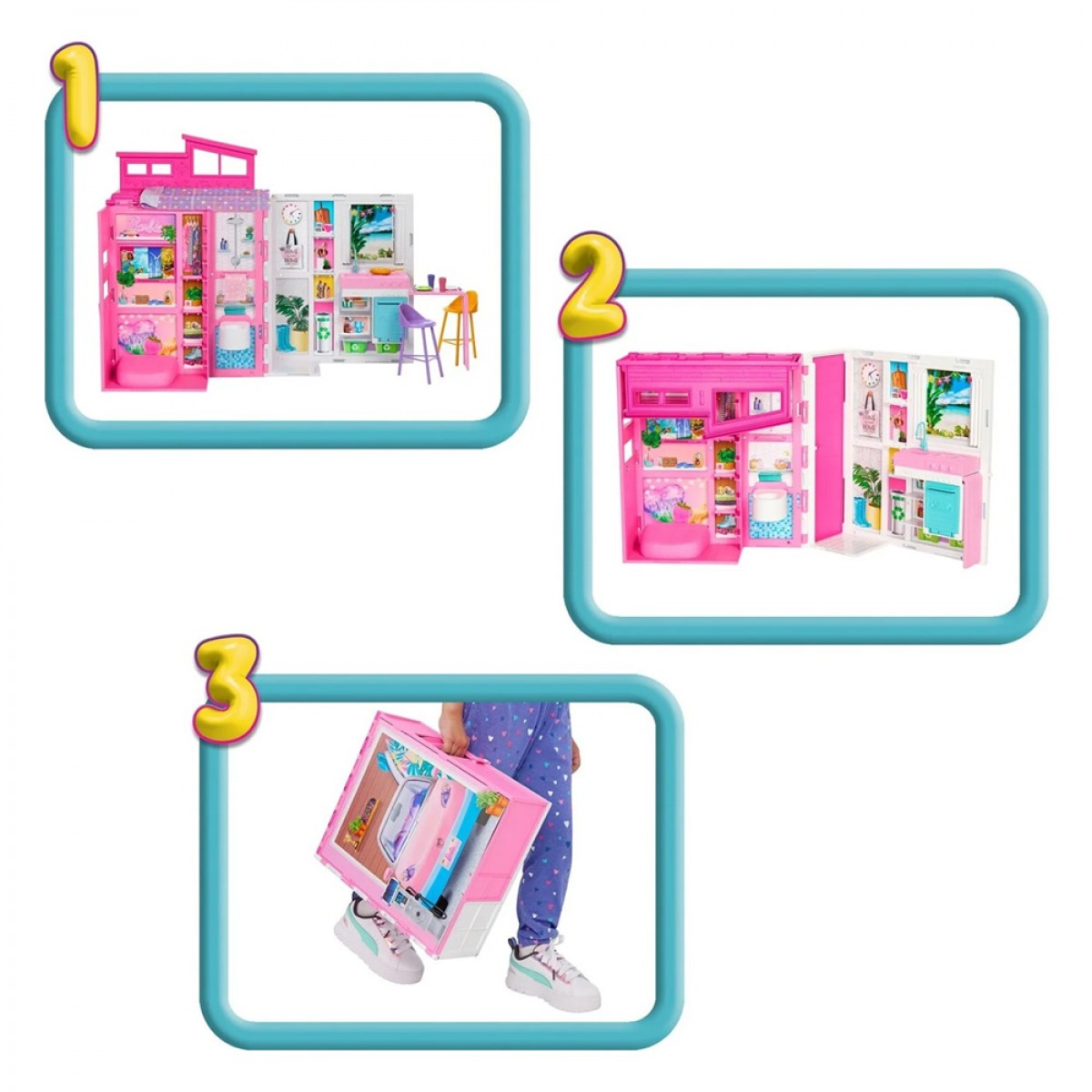 MATTEL BARBIE ΝΕΟ ΣΠΙΤΑΚΙ - ΒΑΛΙΤΣΑΚΙ HRJ76 MATTEL BARBIE ΝΕΟ ΣΠΙΤΑΚΙ - ΒΑΛΙΤΣΑΚΙ HRJ76