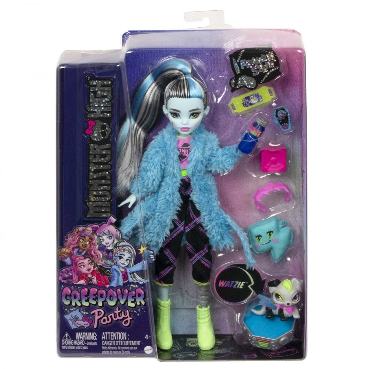 MATTEL MONSTER HIGH CREEPOVER - FRANKIE STEIN HKY68
