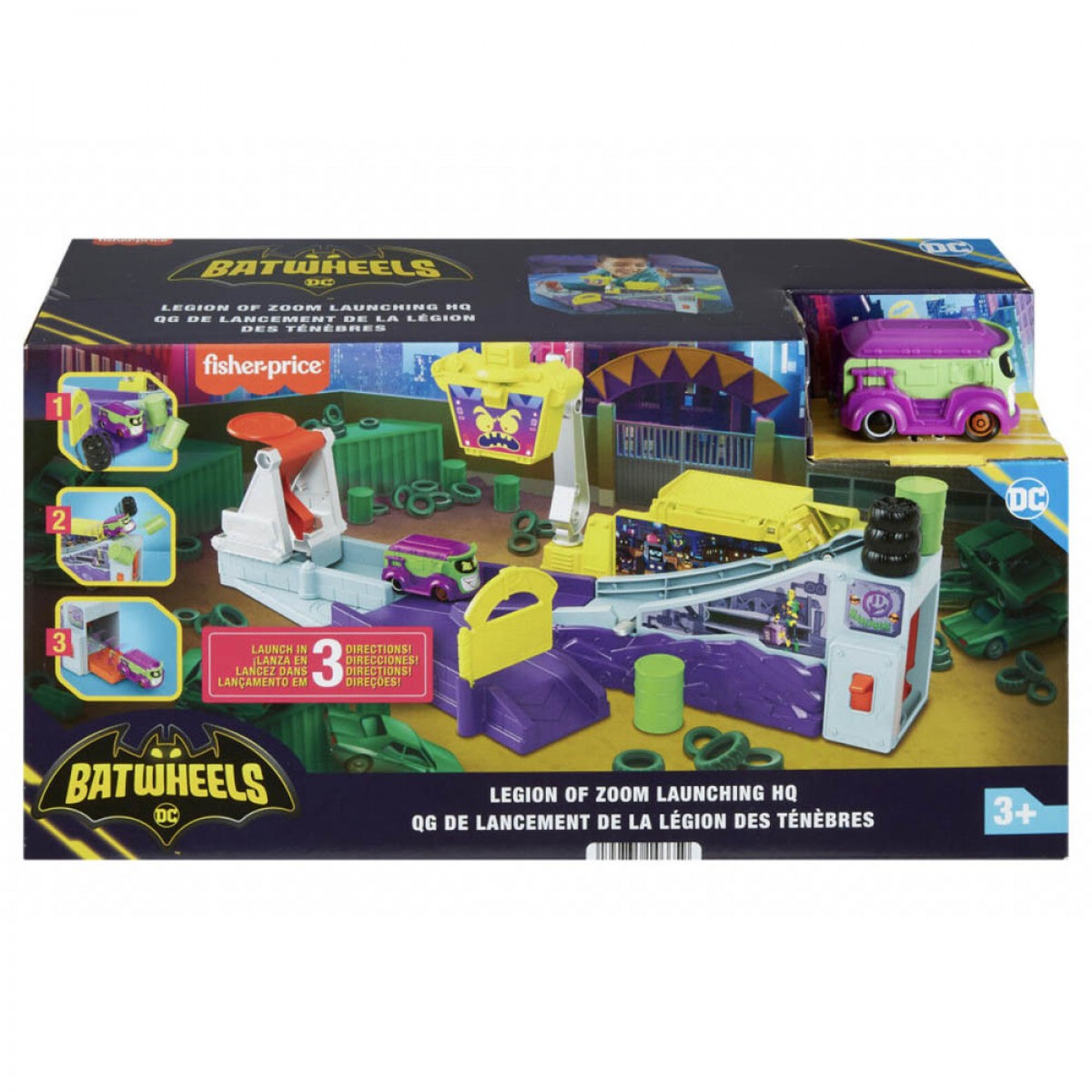 MATTEL BATWHEELS DELUXE LAUNCH PAD PLY JY HNP07 MATTEL BATWHEELS DELUXE LAUNCH PAD PLY JY HNP07
