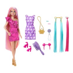 MATTEL BARBIE ΠΟΛΥΧΡΩΜΑ ΜΑΛΛΙΑ JDC85/HKT95