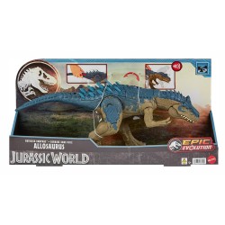 MATTEL JURASSIC WORLD ΑΛΛΟΣΑΥΡΟΣ ΜΕ ΗΧΟΥΣ & ΕΠΙΘΕΣΗ HRX50