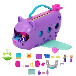 MATTEL POLLY POCKET KITTY AIRWAYS PLAYSET N0 HWP19