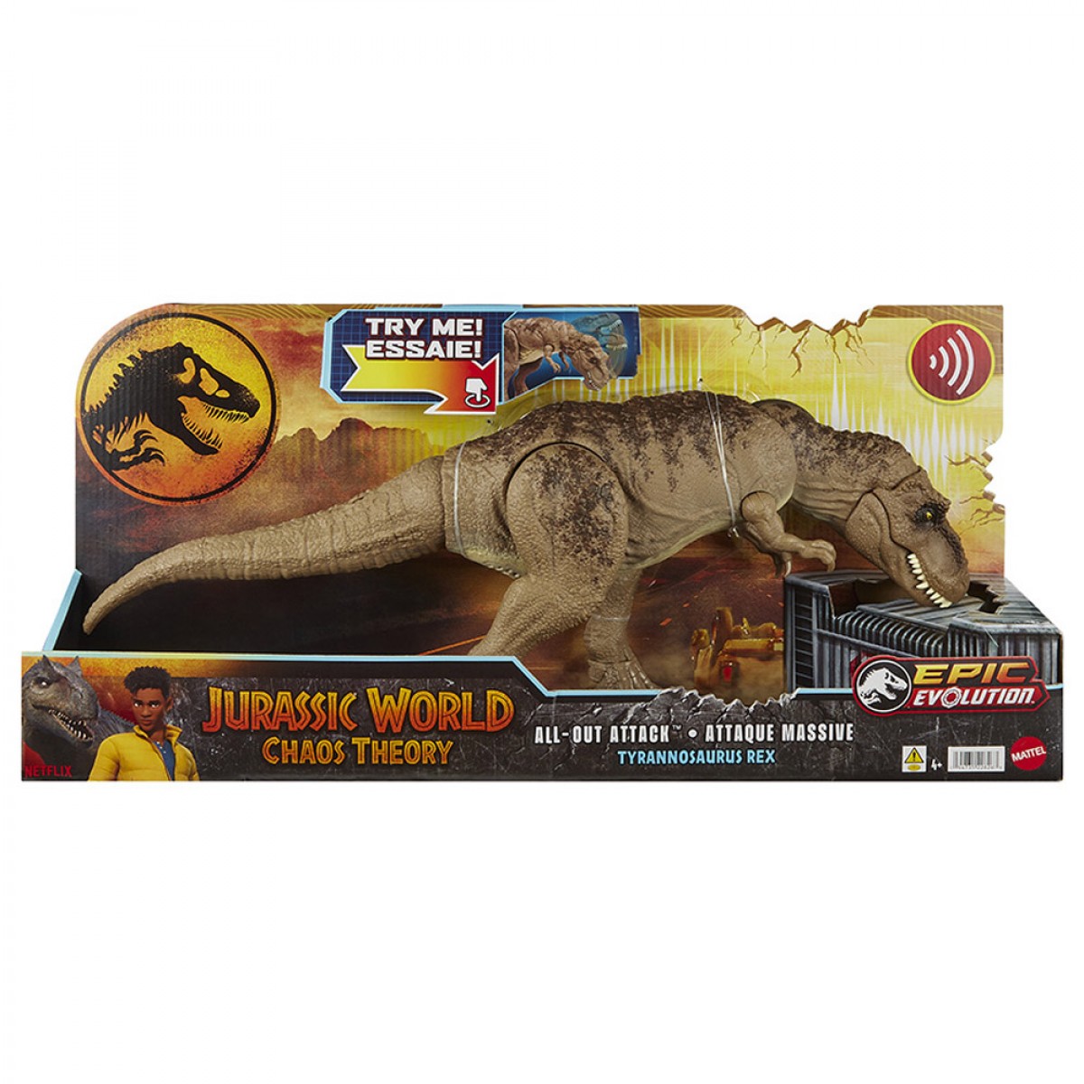 MATTEL JURASSIC WORLD FEATURE T-REX DINO HXF53 MATTEL JURASSIC WORLD FEATURE T-REX DINO HXF53