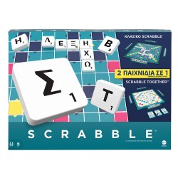 MATTEL ΝΕΟ SCRABBLE 2 ΣΕ 1 - SCRABBLE TOGETHER HXW06