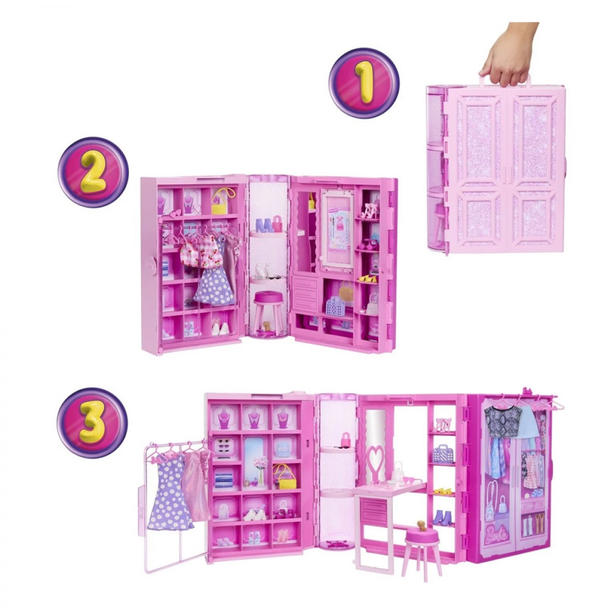 MATTEL BARBIE DREAM CLOSET HXD59 MATTEL BARBIE DREAM CLOSET HXD59