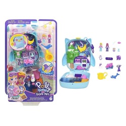 MATTEL POLLY POCKET ΣΕΤΑΚΙΑ SNOWY SLEEPOVER OWL COMPACT FRY35/HKV37