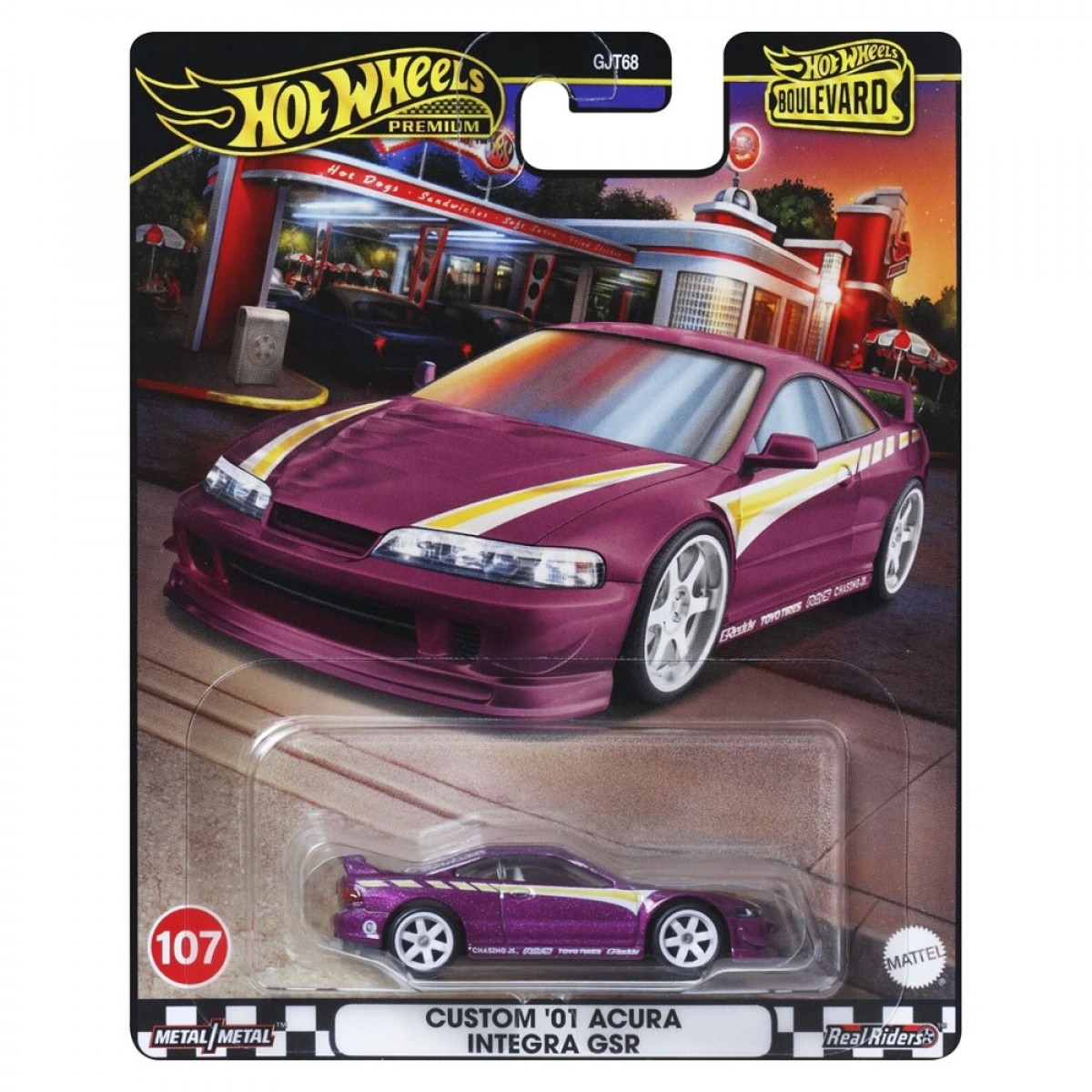 MATTEL HW PREMIUM - BOULEVARD CUSTOM 01 ACURA INTEGRA GRSGJT68/HRT77 MATTEL HW PREMIUM - BOULEVARD CUSTOM 01 ACURA INTEGRA GRSGJT68/HRT77