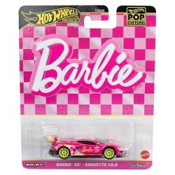 MATTEL HOT WHEELS PREMIUM POP CULTURE - BARBIE 65TH -CORVETTE C8.R HXD63/HVJ51