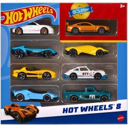 MATTEL HOT WHEELS ΑΥΤ/ΚΙΑ ΣΕΤ ΤΩΝ 8 HPV78