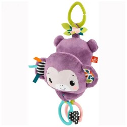 MATTEL FISHER PRICE PURPLE MONKEY STROLLER JFF02 MATTEL FISHER PRICE PURPLE MONKEY STROLLER JFF02