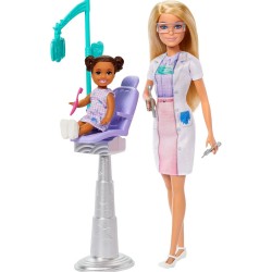 MATTEL BARBIE NEW ΟΔΟΝΤΙΑΤΡΟΣ  (ΞΑΝΘΙΑ) JCR71/JCR74