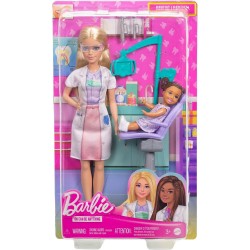 MATTEL BARBIE NEW ΟΔΟΝΤΙΑΤΡΟΣ  (ΞΑΝΘΙΑ) JCR71/JCR74