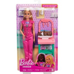 MATTEL BARBIE NEW ΠΑΔΙΑΤΡΟΣ  (ΞΑΝΘΙΑ) JCR71/JCR72