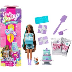 MATTEL BARBIE PARTY UNBOXED REVEAL (ΜΕΛΑΧΡΙΝΗ  ΚΟΥΚΛΑ) JFG68/JFG72