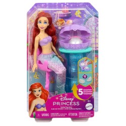 MATTEL DISNEY PRINCESS FD MERMAID SUPRISE DOLL VANITY POP ARIEL JBF86
