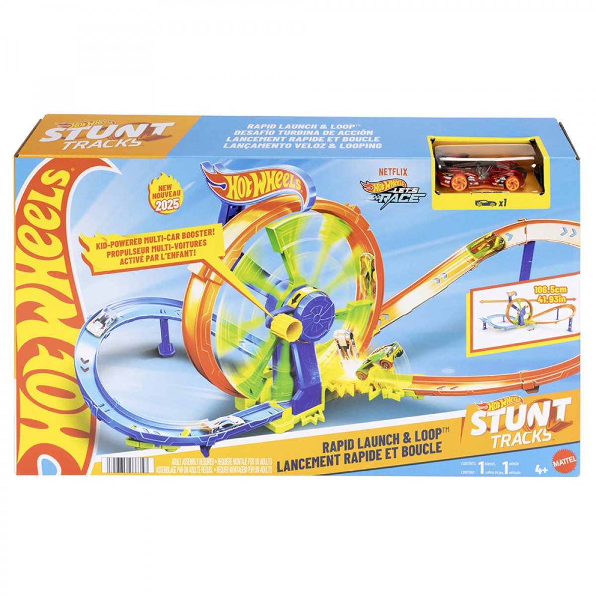 MATTEL ACTION TURBINE PS RAPID LAUNCH & LOOP JBX65 MATTEL ACTION TURBINE PS RAPID LAUNCH & LOOP JBX65
