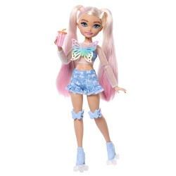 MATTEL BARBIE DREAM BEASTIES  ROLLER SKATE MALIBU JFX96