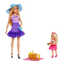 MATTEL BARBIE MALIBU ΠΙΚ ΝΙΚ & CHELSEA JBF43