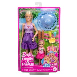 MATTEL BARBIE MALIBU ΠΙΚ ΝΙΚ & CHELSEA JBF43
