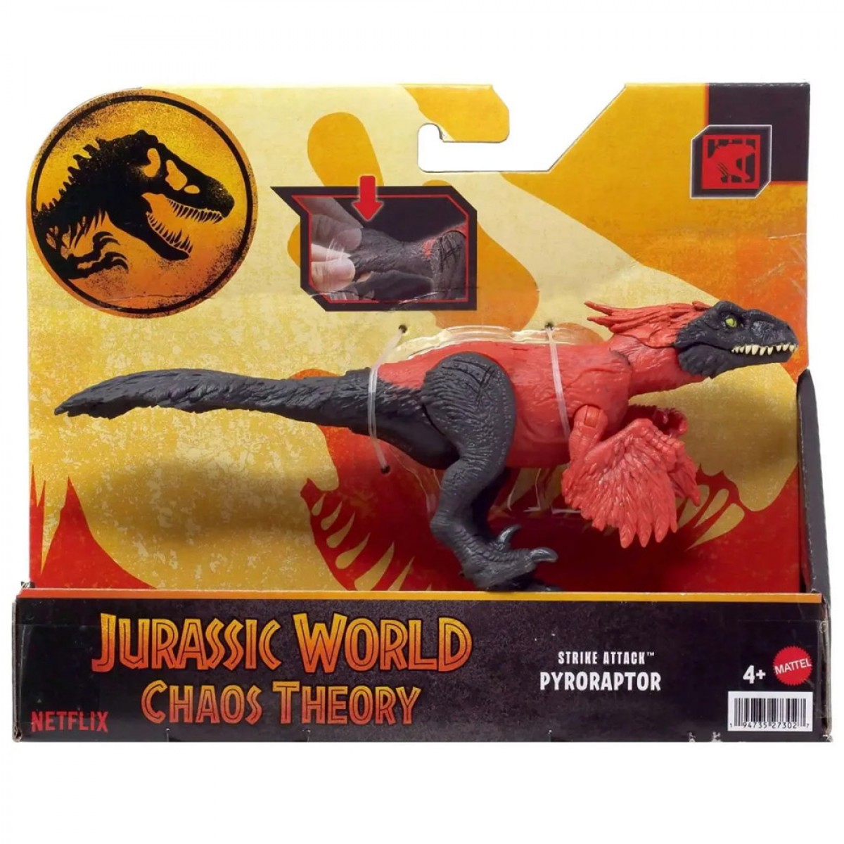 MATTEL JURASSIC WORLD PYRORAPTOR HLN63/JCL56 MATTEL JURASSIC WORLD PYRORAPTOR HLN63/JCL56