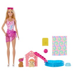 MATTEL BARBIE PUPPY POOL PARTY BLONDE  NO JBF35 MATTEL BARBIE PUPPY POOL PARTY BLONDE  NO JBF35