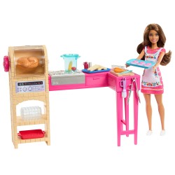 MATTEL BARBIE TERESA KITCHEN PLAYSET JCT06 MATTEL BARBIE TERESA KITCHEN PLAYSET JCT06