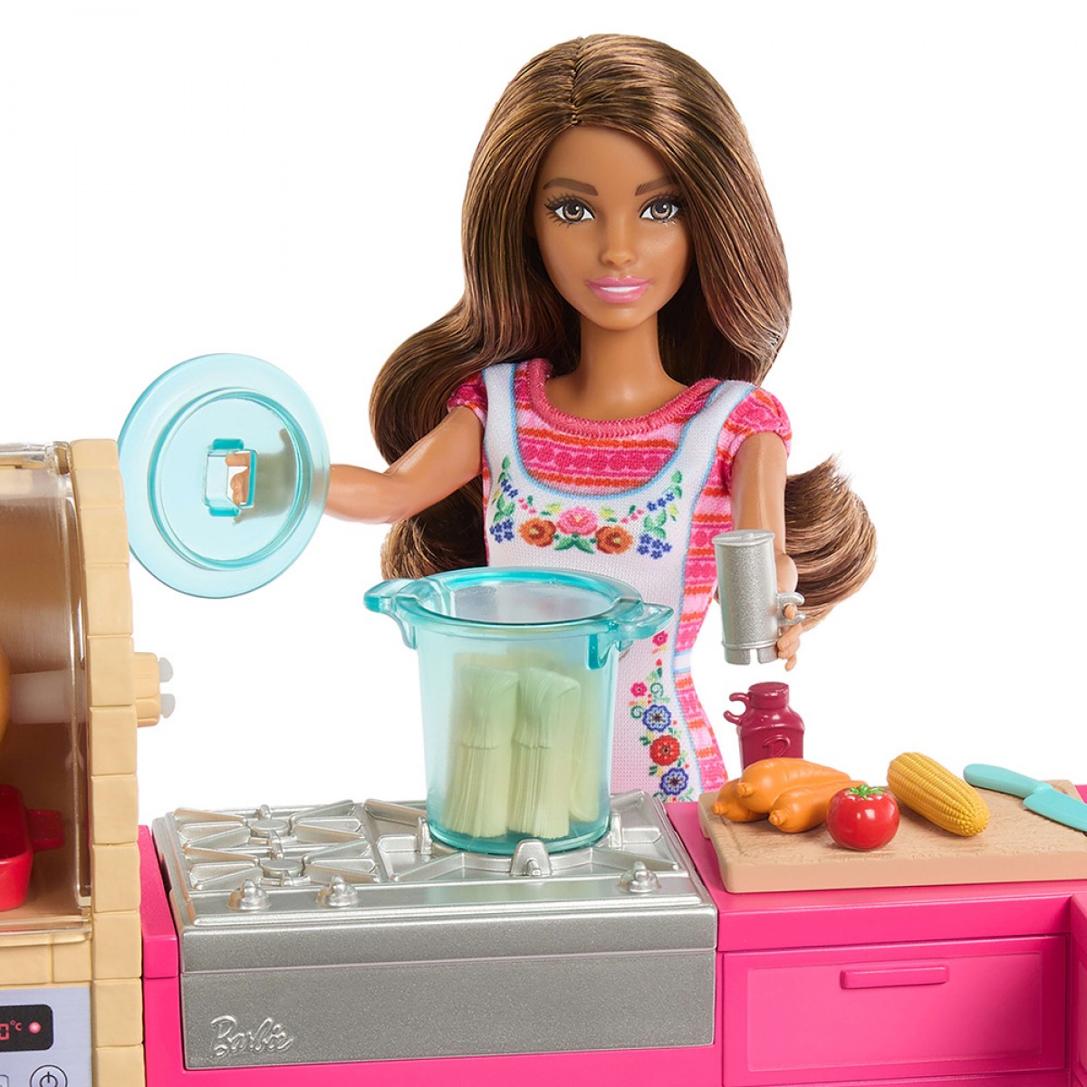 MATTEL BARBIE TERESA KITCHEN PLAYSET JCT06 MATTEL BARBIE TERESA KITCHEN PLAYSET JCT06