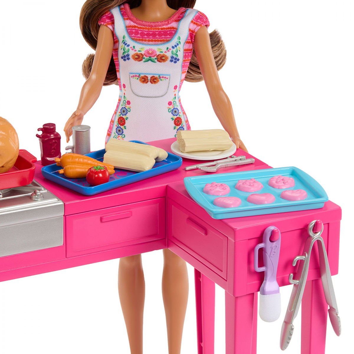 MATTEL BARBIE TERESA KITCHEN PLAYSET JCT06 MATTEL BARBIE TERESA KITCHEN PLAYSET JCT06