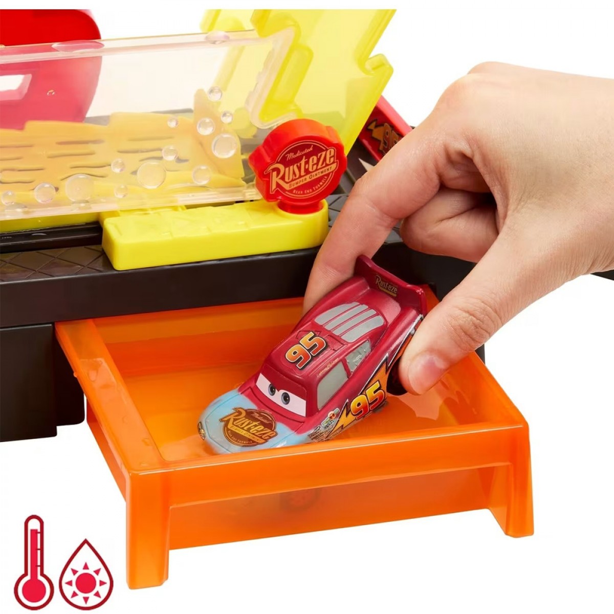 MATTEL DISNEY CARS RACE READY CAR WASH ΠΛΥΝΤΗΡΙΟ ΧΡΩΜΟΚΕΡΑΥΝΩΝ JBM70