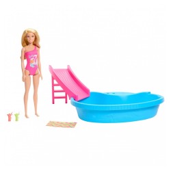 MATTEL BARBIE ΠΙΣΙΝΑ ΜΕ ΚΟΥΚΛΑ HRJ74