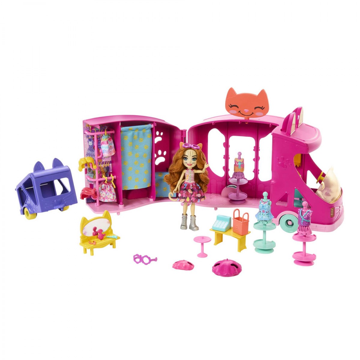 MATTEL ENCHANTIMALS GLAM PARTY - ΦΟΡΤΗΓΑΚΙ ΜΟΔΑΣ HPB34