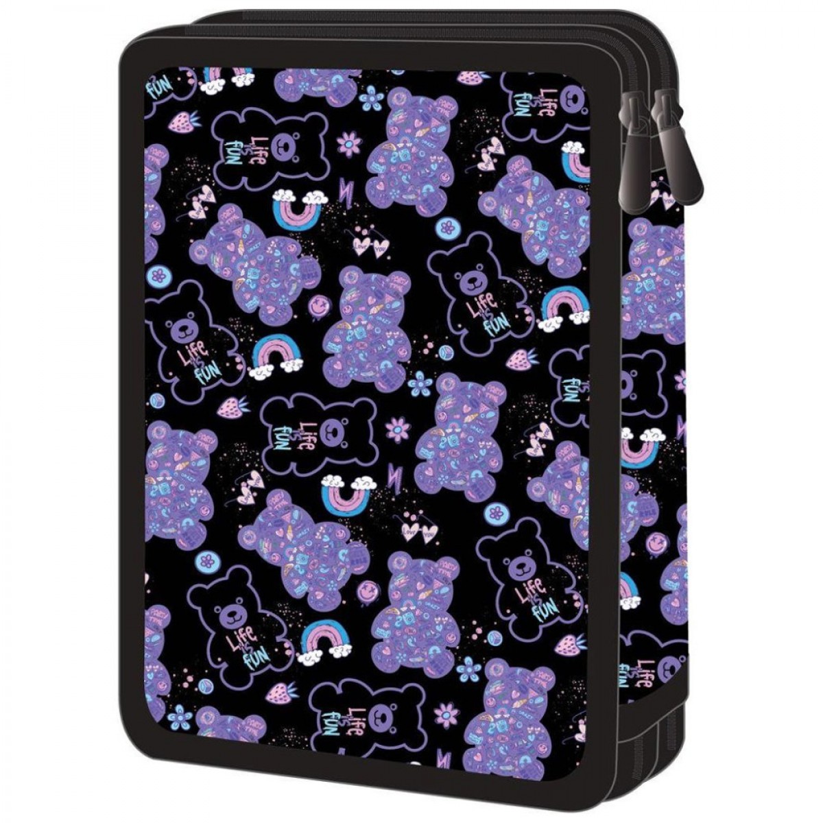 MUST ΣΧΟΛΙΚΗ ΚΑΣΕΤΙΝΑ ΔΙΠΛΗ ΓΕΜΑΤΗ GUMMY BEAR 586326