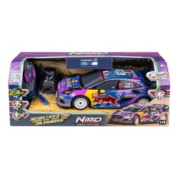 NIKKO TOYS ΤΗΛΕΚΑΤΕΥΘΥΝΟΜΕΝΟ RC WRC RED BULL WITH TYRES 34/10400