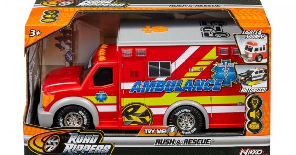 Road Rippers Rescue Train Nikko Toys-NIKKO TOYS ROAD RIPPERS - RUSH & RESCUE AMBULANCE 36/20151 ...