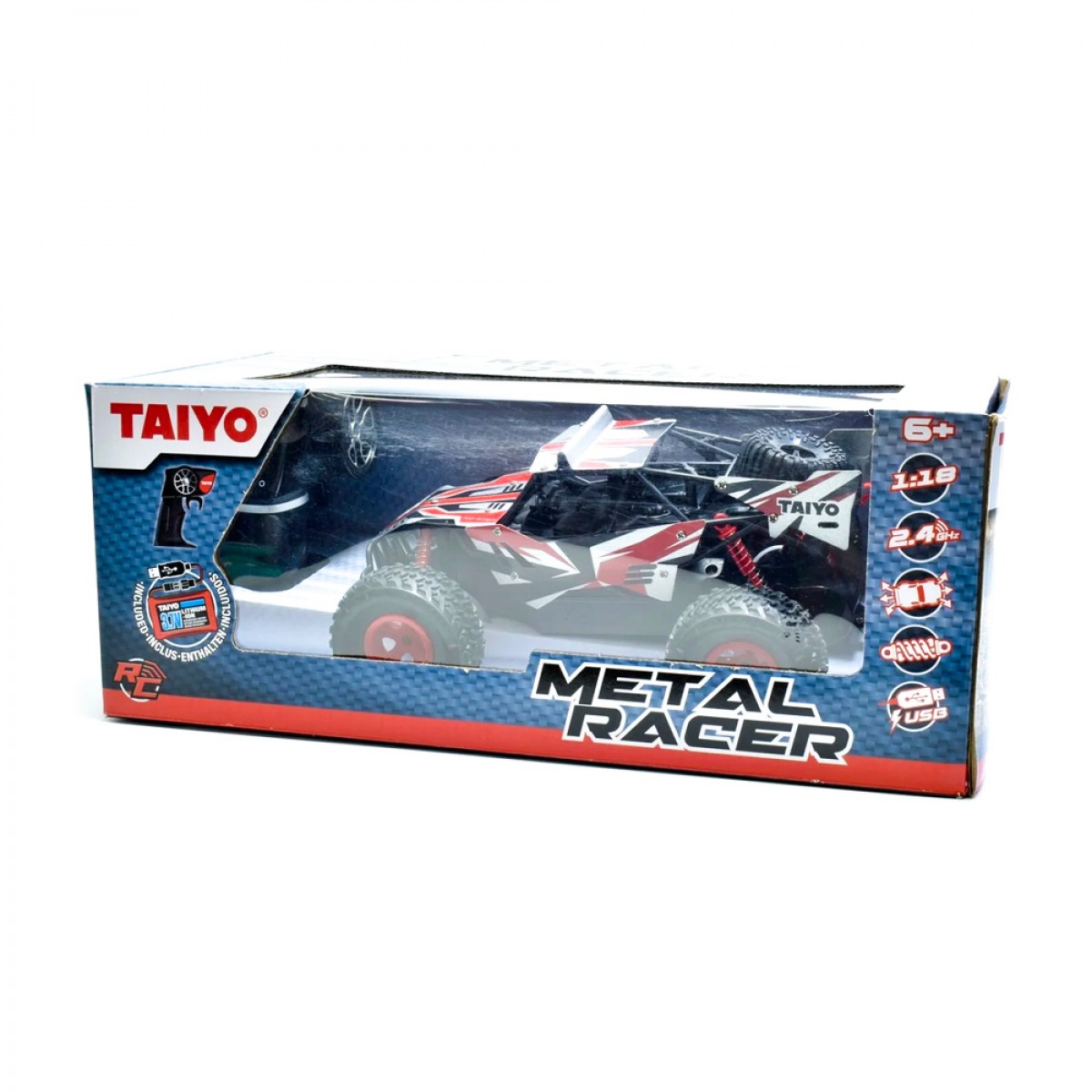 TAIYO ΤΗΛΕΚΑΤΕΥΘΥΝΟΜΕΝΟ ΟΧΗΜΑ METAL RACER SILVER 180010L