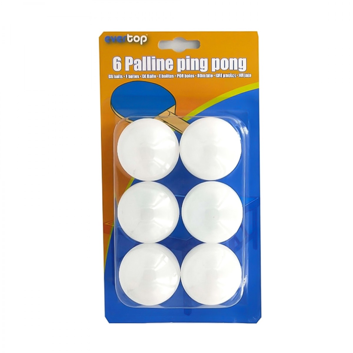 OEM ΜΠΑΛΑΚΙ ΠΙΝΓΚ - ΠΟΝΓΚ (6 ΤΕΜΑΧΙΑ) 49902