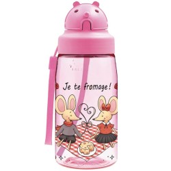 POLO ΠΑΓΟΥΡΙ POLO LAKEN 450ML TRITAN OBY CAP - ΡΟΖ ΜΕ ΠΟΝΤΙΚΑΚΙΑ 848223