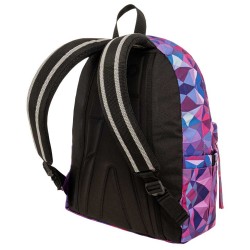 POLO ΣΧΟΛΙΚΗ ΤΣΑΝΤΑ ΠΛΑΤΗΣ ΜΟΝΗ SCARF SHAPES - PURPLE & BLUE 8339