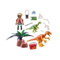 PLAYMOBIL PLAYMOBIL ΒΑΛΙΤΣΑΚΙ ΕΞΕΡΕΥΝΗΤΗΣ ΚΑΙ ΔΕΙΝΟΣΑΥΡΟΙ 70108