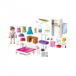 PLAYMOBIL ΥΠΝΟΔΩΜΑΤΙΟ ΜΕ ΑΤΕΛΙΕ ΡΑΠΤΙΚΗ 70208