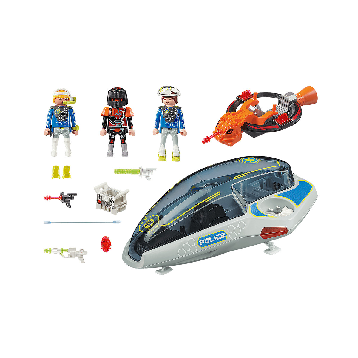 PLAYMOBIL ΙΠΤΑΜΕΝΟ ΟΧΗΜΑ GALAXY POLICE 70019