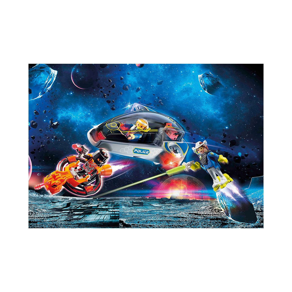 PLAYMOBIL ΙΠΤΑΜΕΝΟ ΟΧΗΜΑ GALAXY POLICE 70019